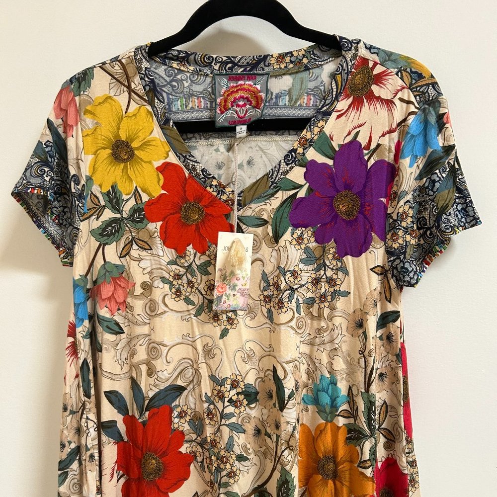 Johnny Was Floral Swing top